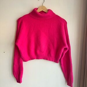 Women's Zara Cropped Turtleneck Sweater
